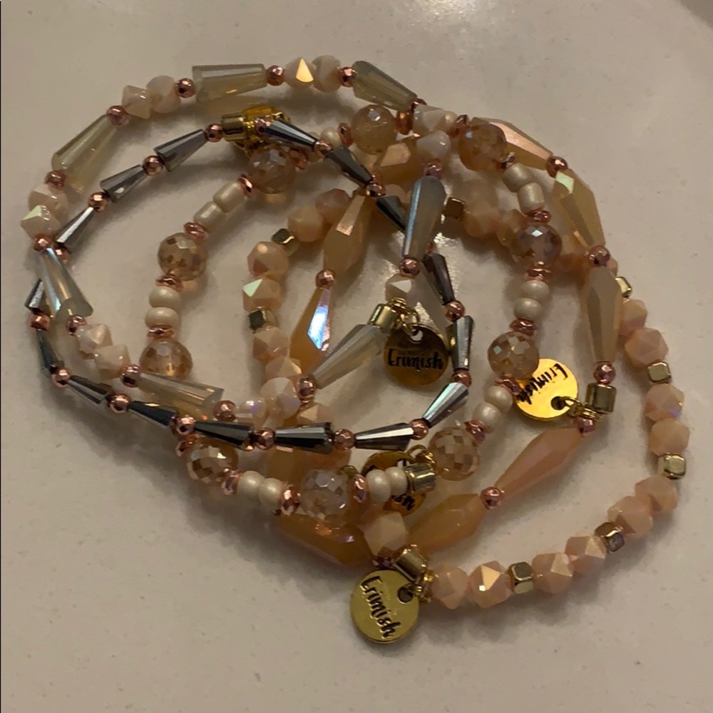 Erimish rose gold stack